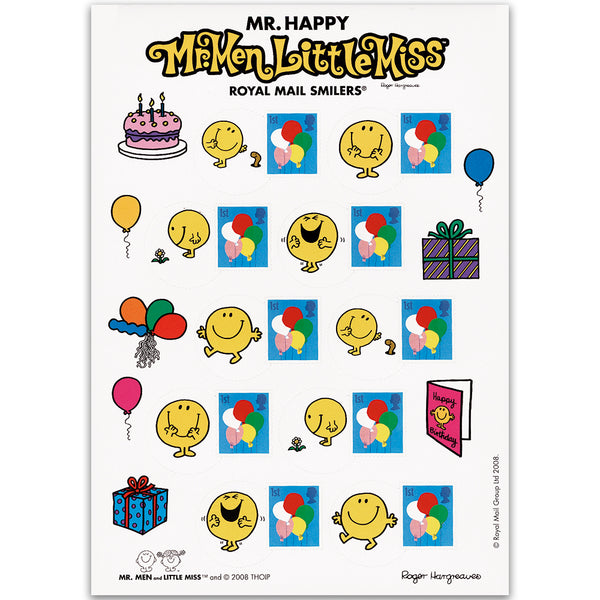 Royal Mail Smilers for Kids Mr. Happy A5 Pack - New PPM0091