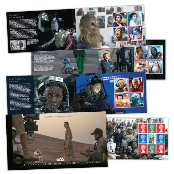 2017 Royal Mail Star Wars Limited Edition Prestige Stamp Booklet PSM1630