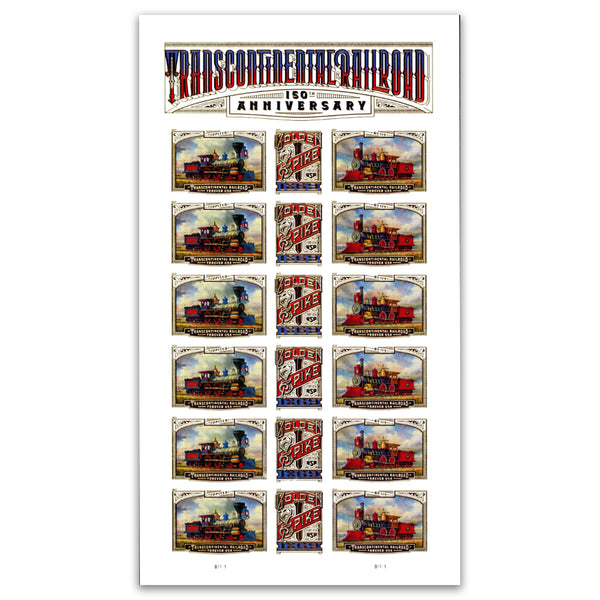 2019 USA Transcontinetal Railroad 18v Pane