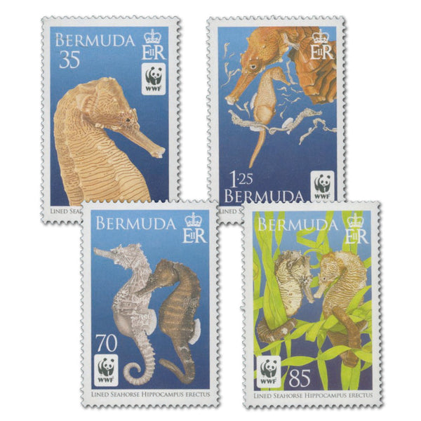 Bermuda WWF Seahorses 4v set