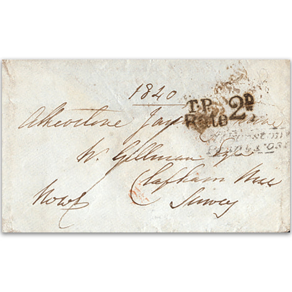 1840 10th January First Day Uniform Penny Post RCJ13169