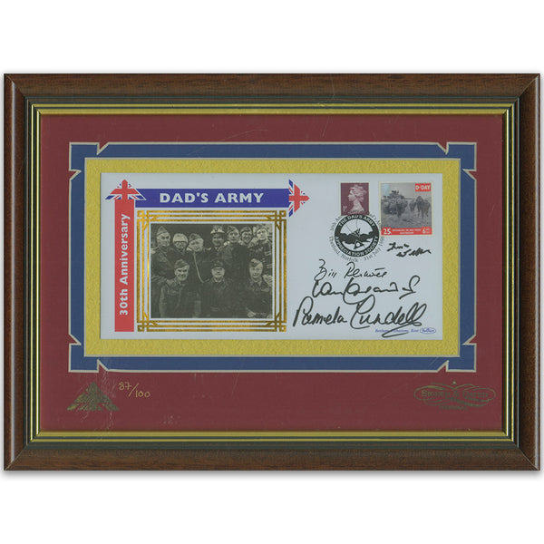 Dad's Army Multi Signed Cover Framed SD140