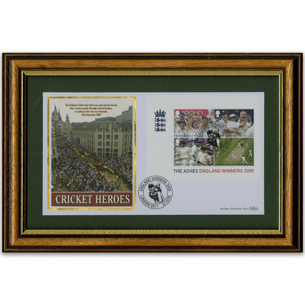 England Ashes winners FDC Framed SD514