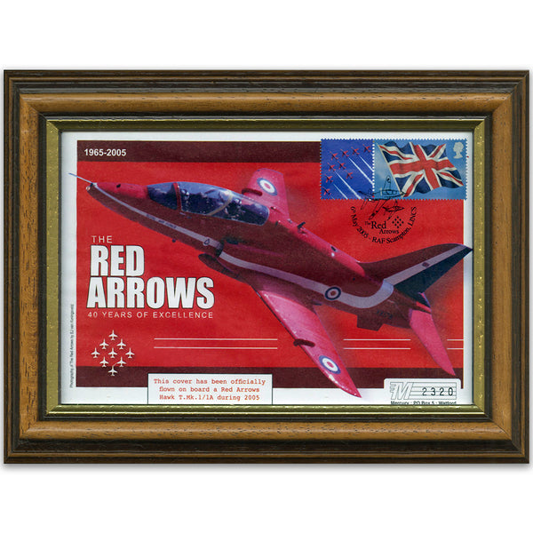 Red Arrows framed cover SD515