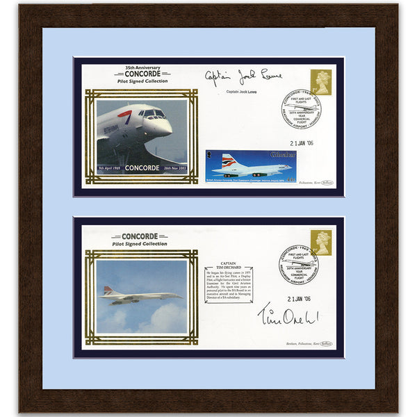 Concorde Signed Covers Framed SD976