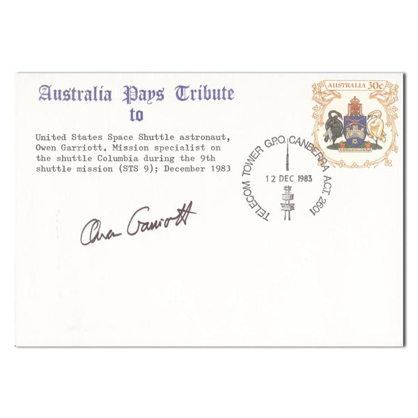 1983 Owen Garriott signature. SIG486