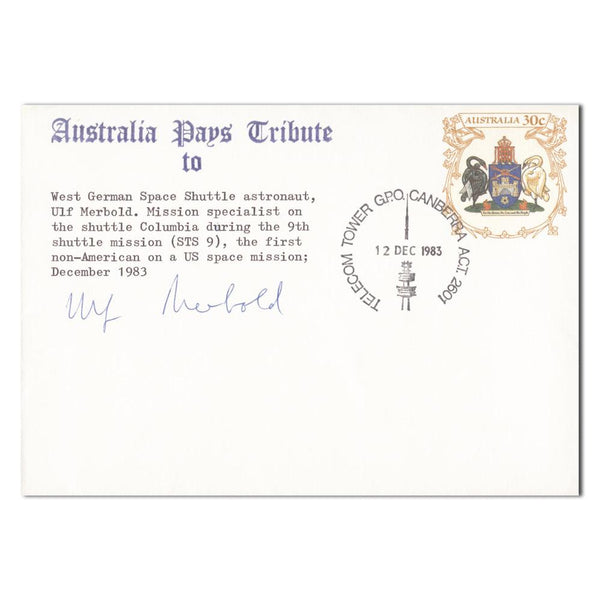 1983 Australia - Signed by Ulf Merbold SIG487