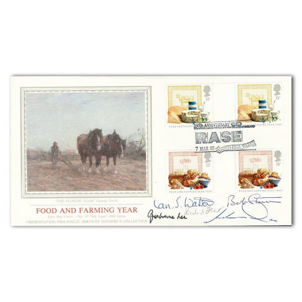 1989 Food & Farming - Signed by Ian S. Watson and 4 Others SIGE0160