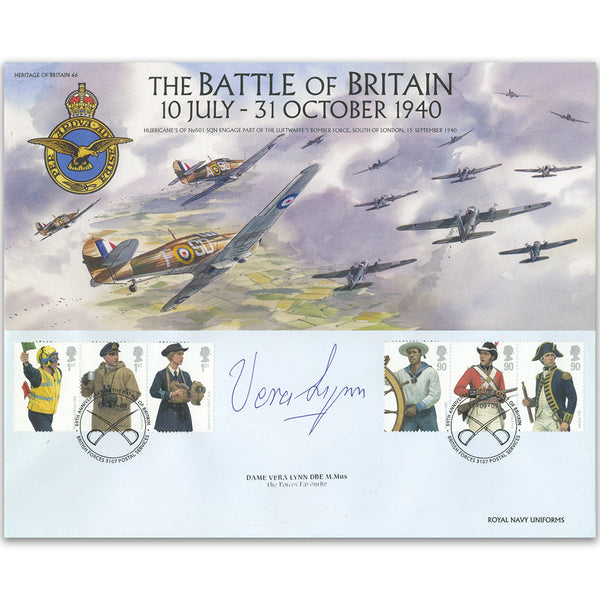 2009 Regionals - Signed by Dame Vera Lynn - HoB 66 Battle of Britain SIGE0557A