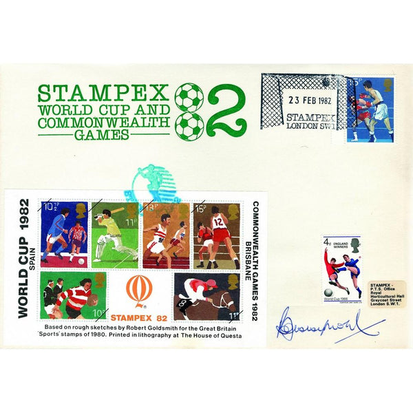 1982 Commonwealth Games - Signed Bobby Moore SIGF0033
