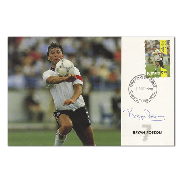 1990 Nevis - Signed by Bryan Robson