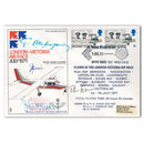 1971 London-Victoria Air Race - Signed by Sopwith, Blake and 2 Others SIGM0078