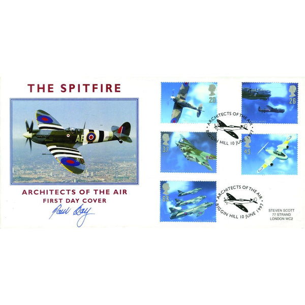 1997 Architects of the Air, Spitfire. Signed Paul Day. SIGM0100