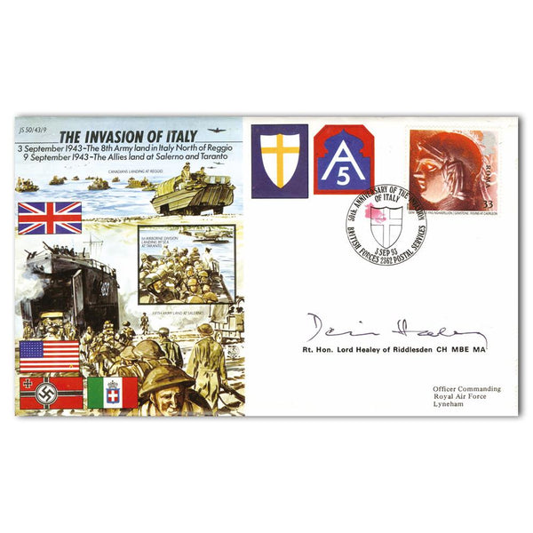 1993 British Forces - Signed by Rt. Hon. Lord Healey SIGM0113