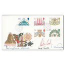 1980 Christmas - Signed Robin Cook, Norman Fowler and 2 Others SIGP0022
