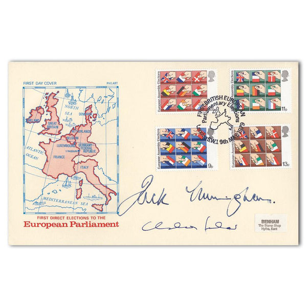 1979 Euro Parliament Elections - Signed by Jack Cunningham and 1 Other SIGP0066
