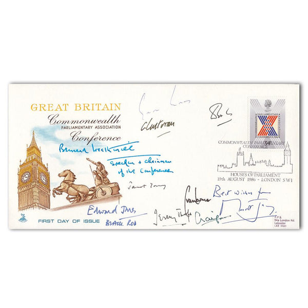 1986 Commonwealth Parliamentry Conference - Signed by Jeremy Thorpe and 9 Others SIGP0075