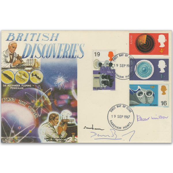1967 British Discoveries - Signed by Lords Snowdon, Winston and Sainsbury SIGP0089