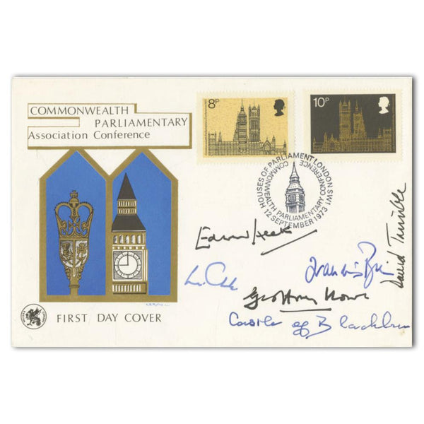 1973 Commonwealth Parliament Conference - Signed by Barbara Castle, Edward Heath and 4 Others SIGP0099