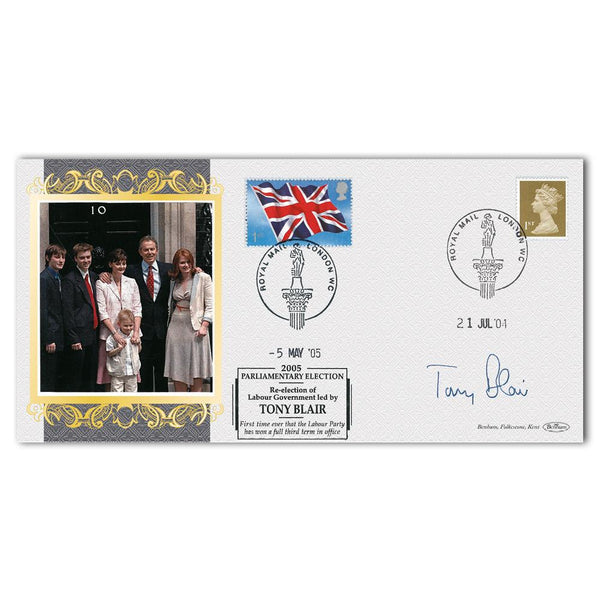 2005 Election - Signed by Tony Blair - Doubled Benham Cover SIGP0135
