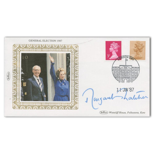 1987 General Election - Signed by Margaret Thatcher SIGP0183