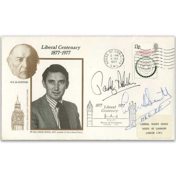 1977 Commonwealth Signed by David Steel & Cyril Smith