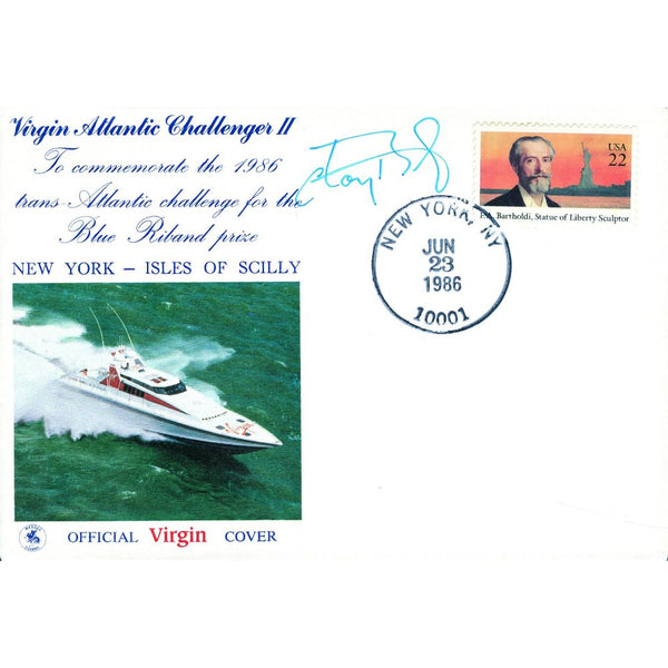 1986 Virgin Atlantic Challenger I.I. Signed Chay Blythe. SIGS0122
