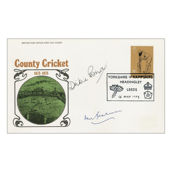 1973 Cricket - Signed by Don Bradman and Dickie Bird SIGS0126