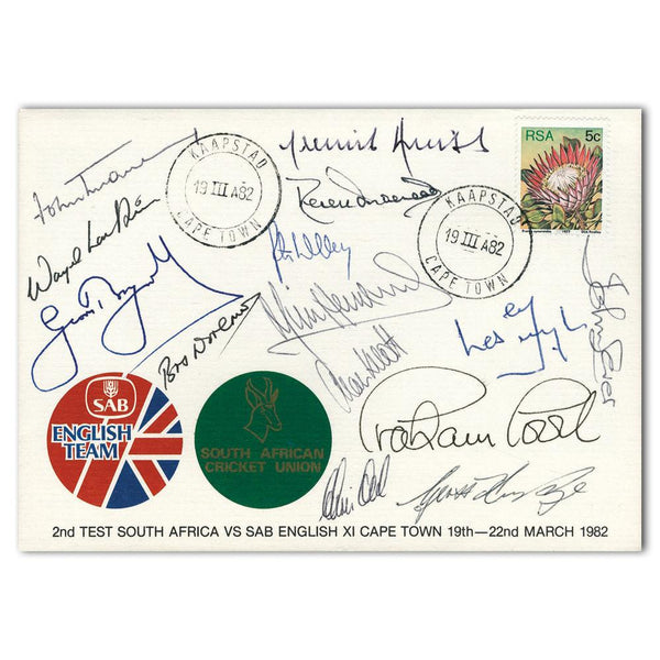 1982 Test - Signed by Woolmer, Underwood, Boycott, Amiss & 10 Others SIGS0161