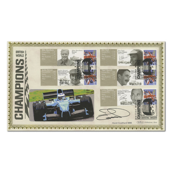 2010 British World Champions - Signed David Coulthard SIGS0232A