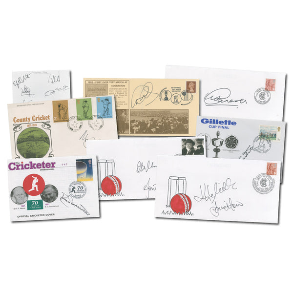 Collection of Cricket Signed Covers SIGS0251