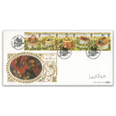 1995 Shakespeare's Globe Special Gold Signed Sir John  Gielgud