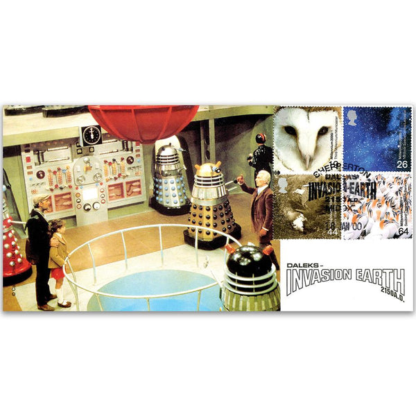 2000 Above & Beyond - Daleks, Invasion Earth - Shepperton Handstamp TX0001C