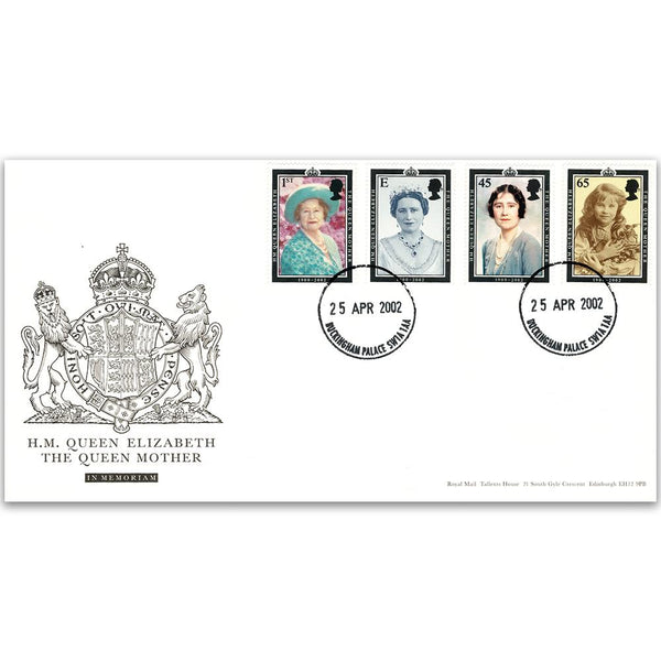 2002 Queen Mother Buckingham Palace CDS TX0204