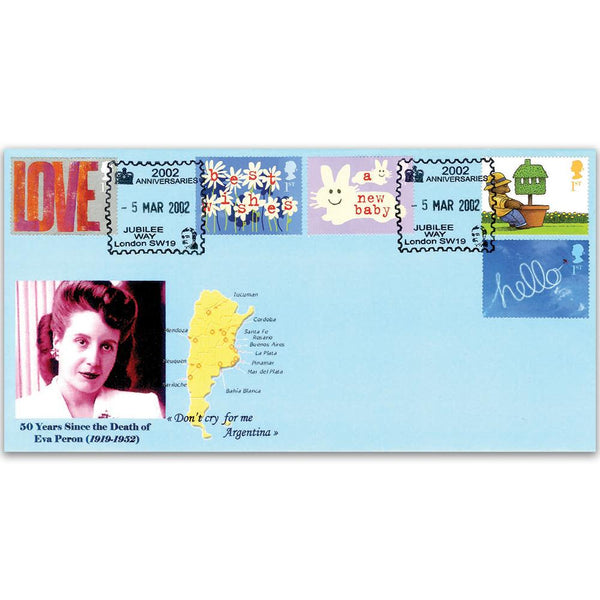 2002 Occasions - Peter Payne Official - Jubilee Way SW19 handstamp TX0205E