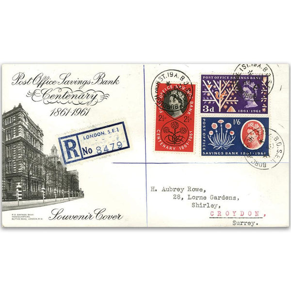 1961 Post Office Savings Bank -  Borough High St CDS TX6108D