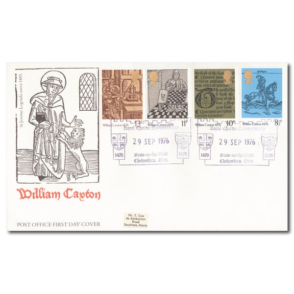 1976 Caxton - Stow-on-the-Wold handstamp TX7609B