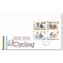 1978 Cycling - 'Mind that bike' Slogan Postmark TX7808
