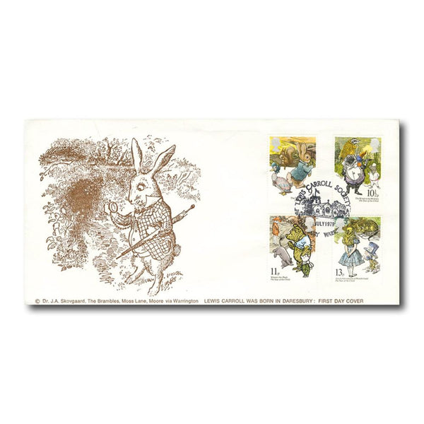 1979 Year of the Child - Lewis Carroll Society - Daresbury handstamp TX7907F