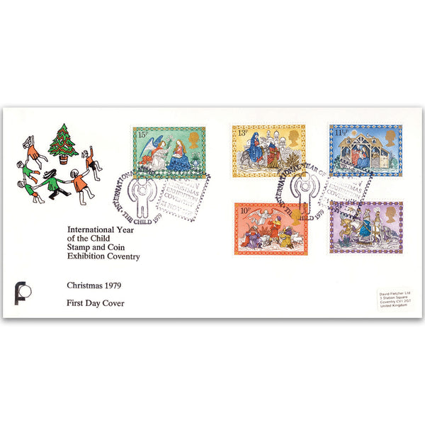 1979 Christmas - International Year of the Child Exhibition Coventry - Exhibition handstamp TX7911J