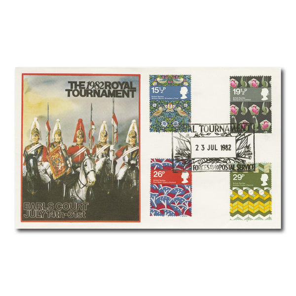 1982 Textiles - Tournament - British Forces Postal Service 1840 Handstamp TX8207B