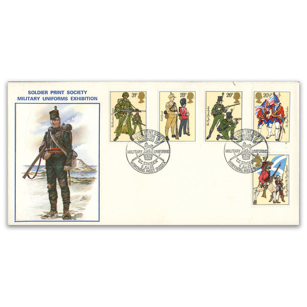 1983 Army. Soldier Print Official - Soldier Print Society handstamp