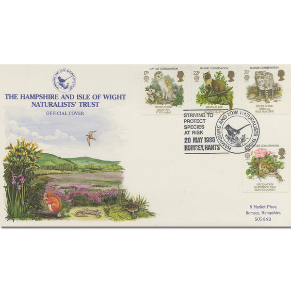 1986 Nature Conservation - Hampshire & Isle Of Wight Naturalists Official TX8605G