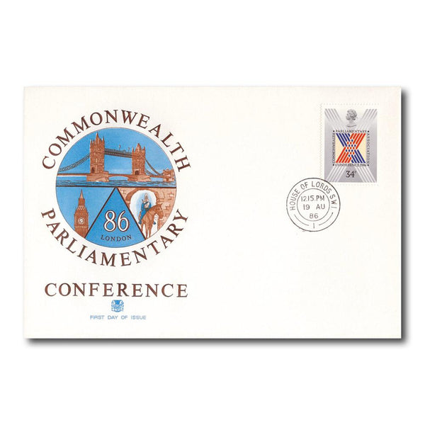1986 Parliamentary Conference - House of Lords Cancel TX8608A