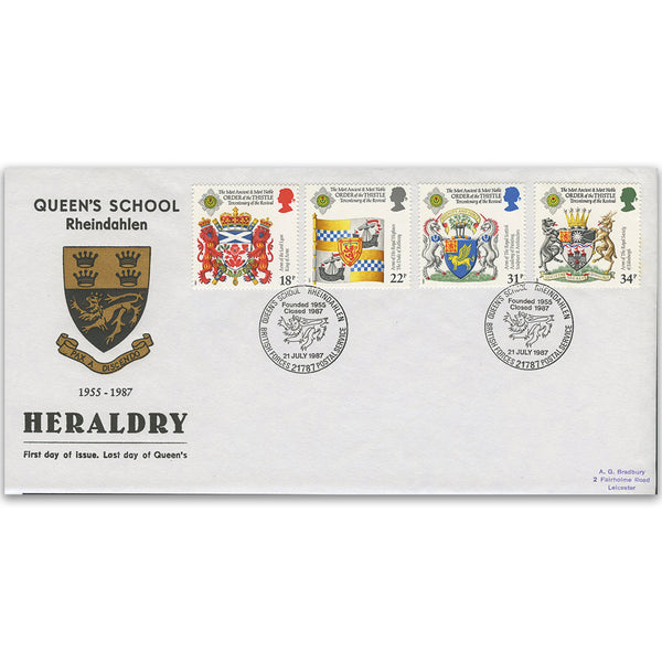 1987 Heraldry - Queen's School Official TX8707B