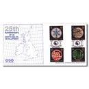 1989 Microscopes - North Sea Oil Handstamp TX8909