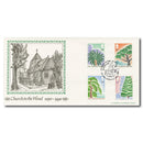 1990 Kew Gardens - Bradbury - Church in the Wood Handstamp TX9006