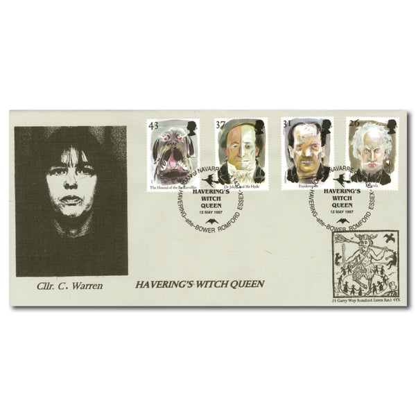 1997 Tales of Terror - Havering Witch Queen Handstamp TX9705A