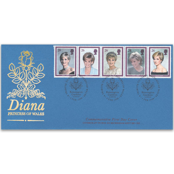 1998 Diana, Covercraft Official. Kensington Gardens H/S.