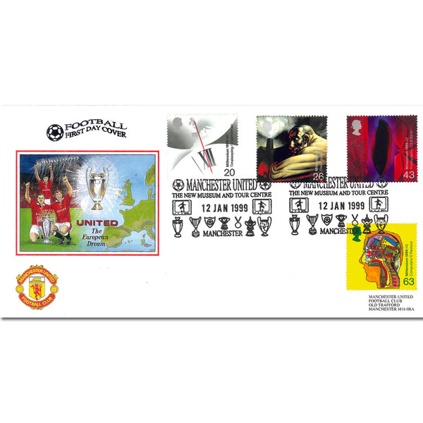 1999 Inventor's Tale - Dawn Official - Manchester United Museum handstamp TX9901H